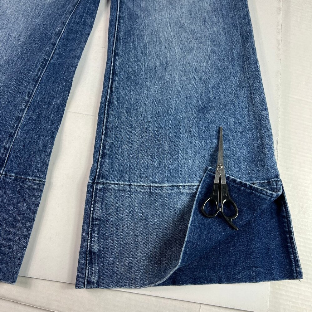 Kut From The Kloth Jeans Women's 27x27* Goldie Flare Mid Rise Blue Denim Tag 0 - Picture 5 of 16
